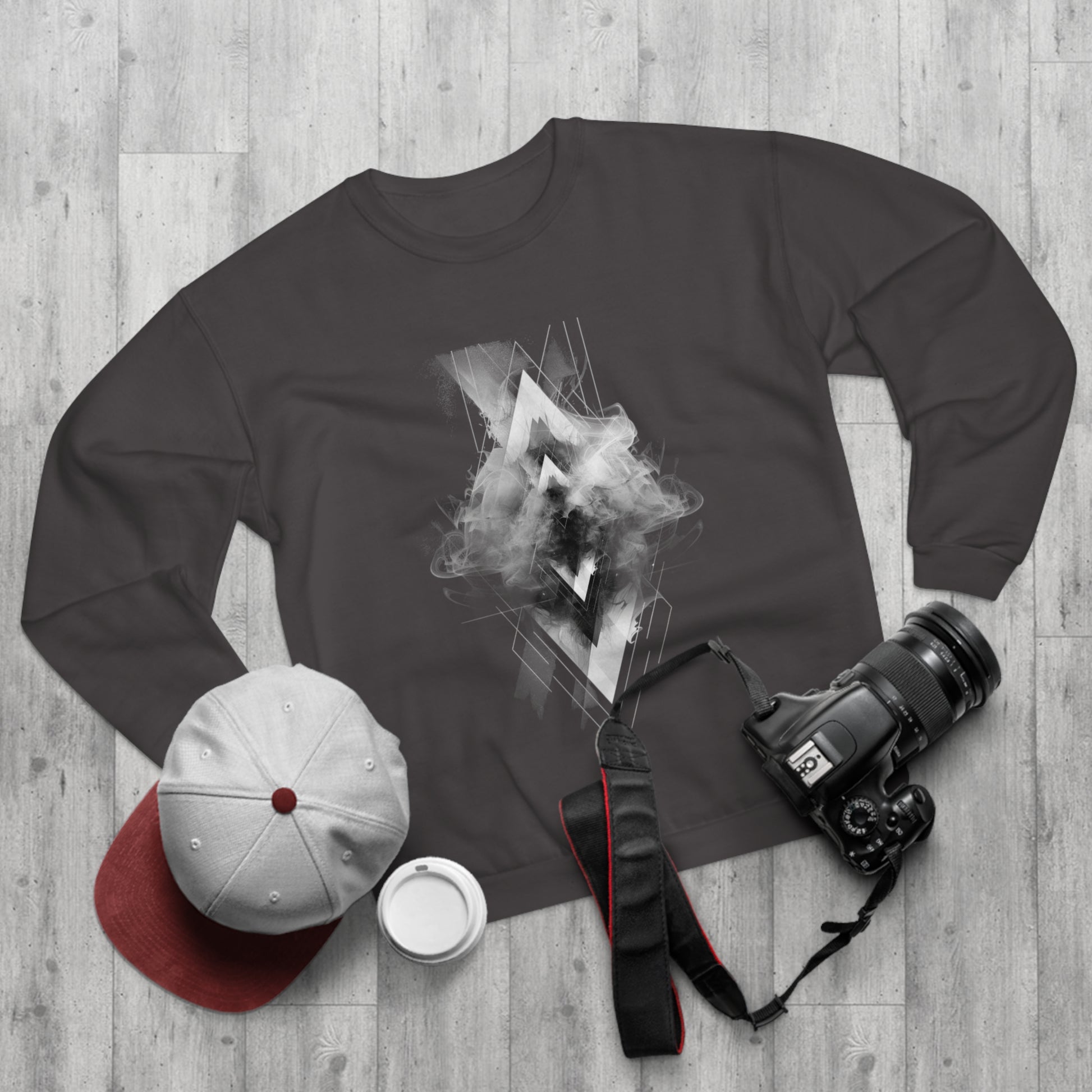 Abstract Smoke Lines Sweatshirt