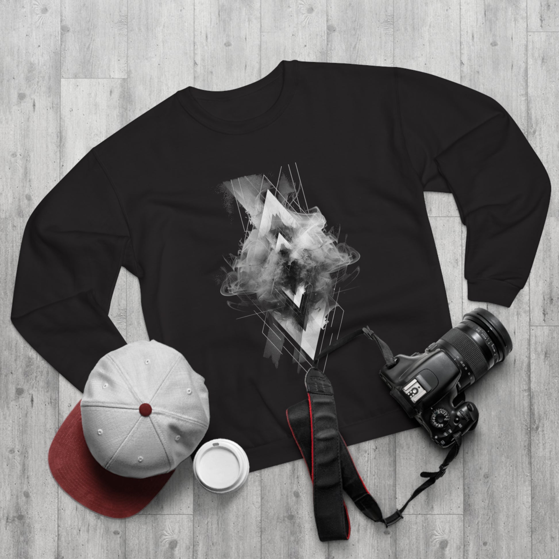 Abstract Smoke Lines Sweatshirt