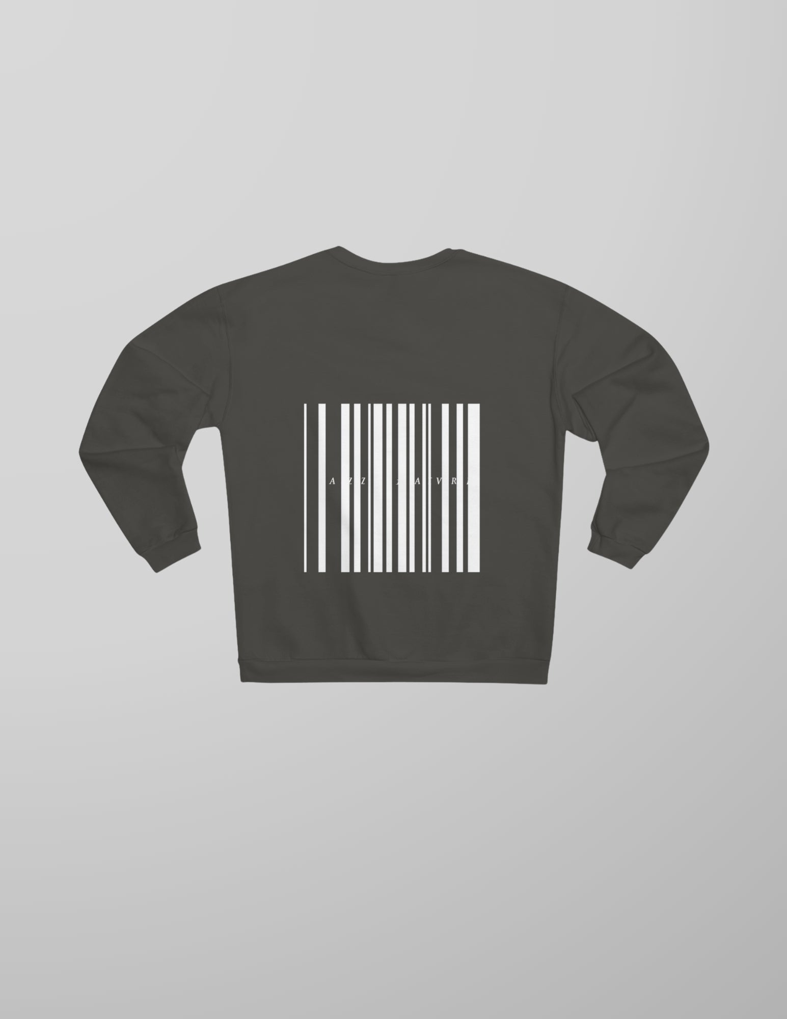 Sweatshirt with Minimalist Barcode Design