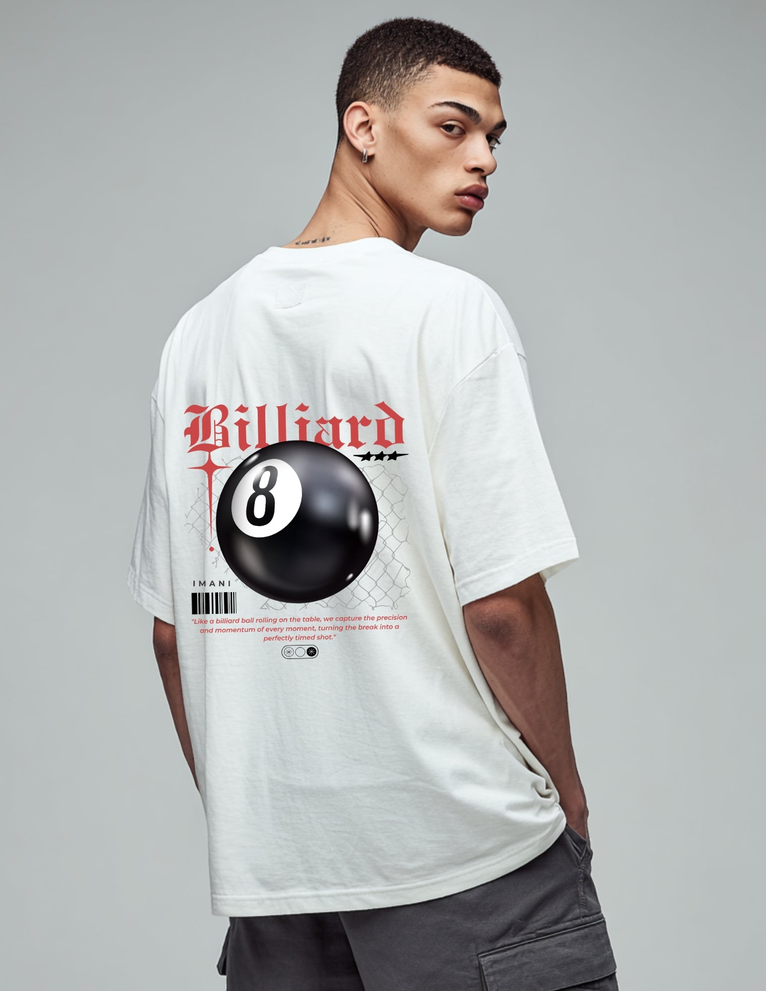 Billiard Vibe Oversized Tee Streetwear