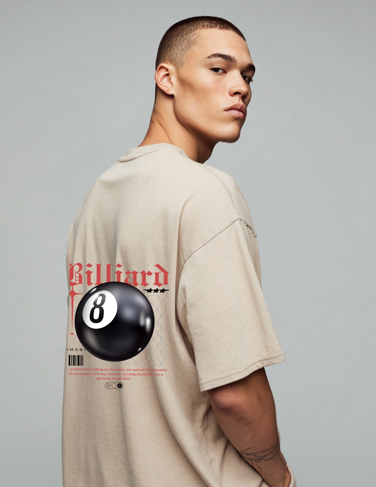 Billiard Vibe Oversized Tee Streetwear