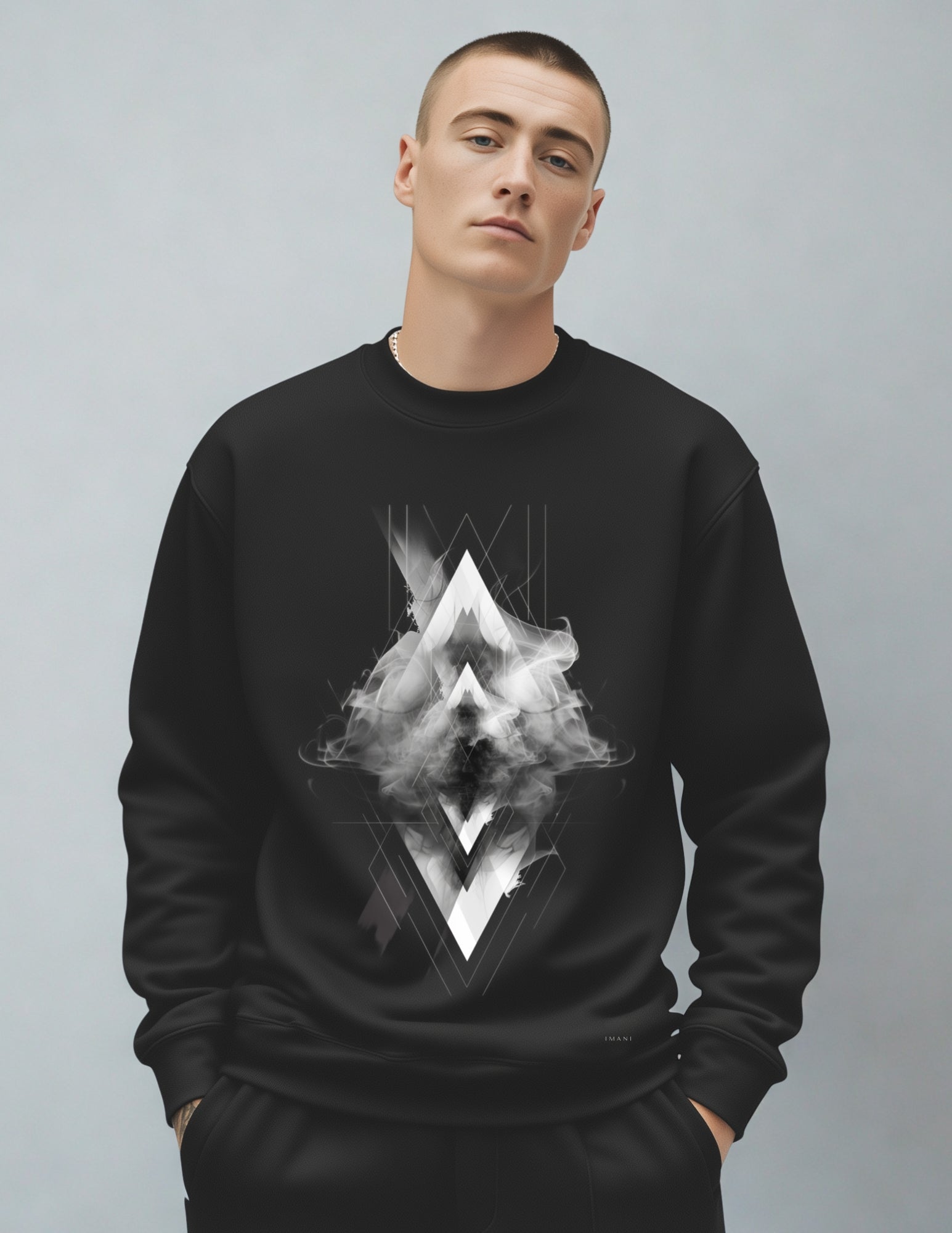 Abstract Smoke Lines Sweatshirt