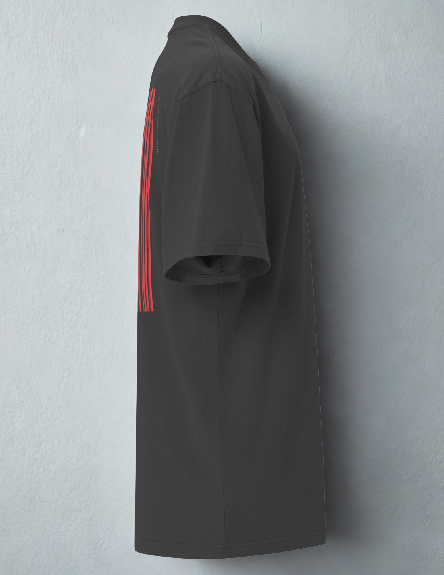 Oversize Tee - Barcode Inspired Minimal Design - Fashion Streetwear